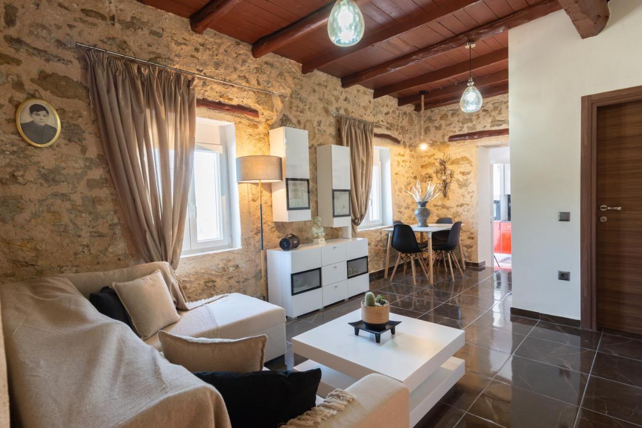 Вілла Olea Stone House Near The Sea Notos Екстер'єр фото